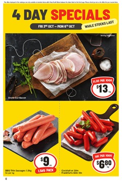 4 Day Specials
