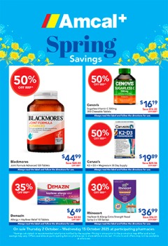Spring Savings