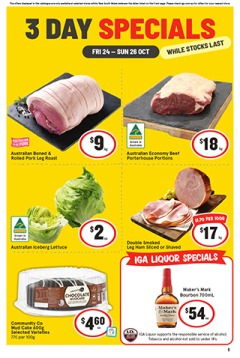 3 Day Specials