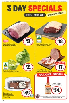 3 Day Specials