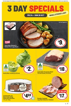 3 Day Specials