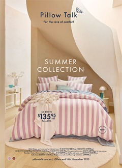 Summer Collection Catalogue - Pillow Talk catalogue for Offer valid Fri 24 Oct 2025 - Sun 16 Nov 2025