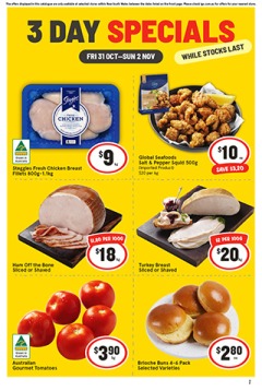 3 Day Specials