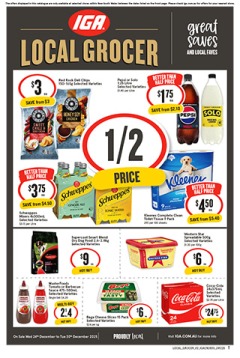 IGA NSW Local Grocer V2 - IGA catalogue for Offer valid Wed 24 Dec 2025 - Tue 30 Dec 2025