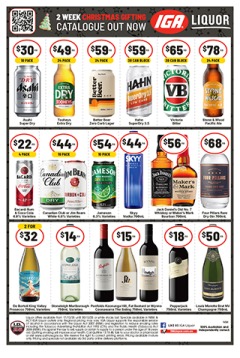 NSW Specials - IGA Liquor catalogue for Offer valid Wed 24 Dec 2025 - Tue 30 Dec 2025