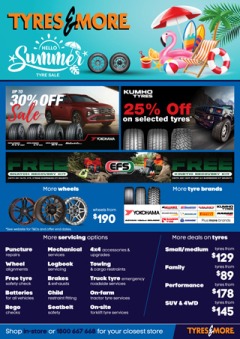Hello Summer Tyre Sale