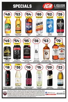 NSW Specials - IGA Liquor catalogue for Offer valid Wed 14 Jan 2026 - Tue 20 Jan 2026