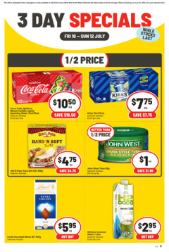 3 Day Specials