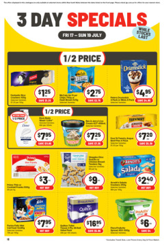 3 Day Specials