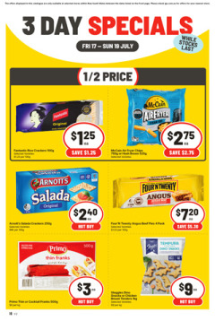3 Day Specials