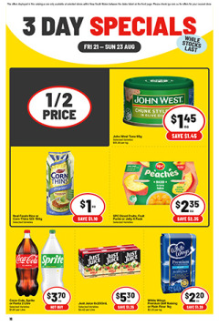3 Day Specials