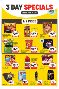 3 Day Specials