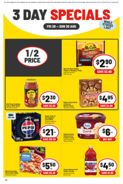 3 Day Specials