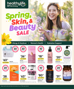 Spring Skin, & Beauty SALE
