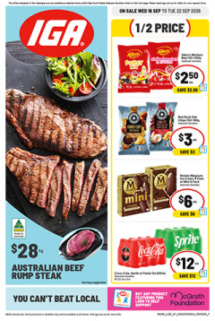 IGA NSW Large V1 catalogue cover