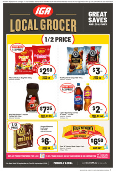 IGA NSW Local Grocer V2 catalogue cover