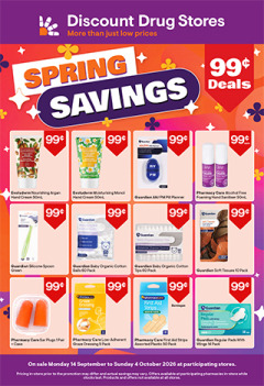 Spring Savings catalogue cover