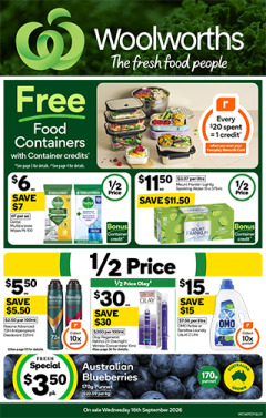Woolworths catalogue or promo