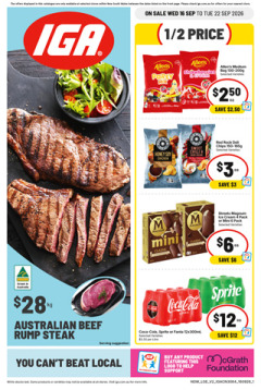 IGA NSW Large V2 catalogue cover