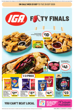 IGA NSW Medium V1 catalogue cover