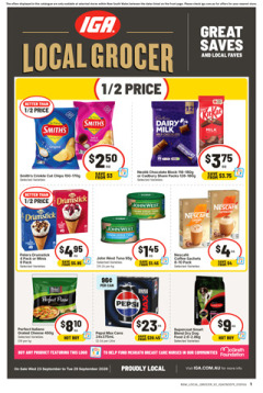 IGA NSW Local Grocer V2 catalogue cover