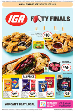 IGA NSW Medium V2 catalogue cover