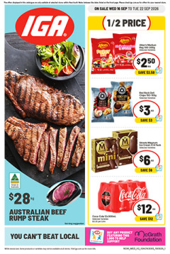 IGA NSW Medium V2 catalogue cover
