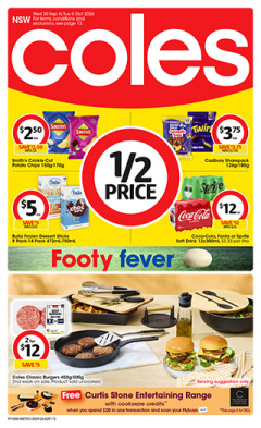 Coles Catalogue NSW METRO catalogue cover