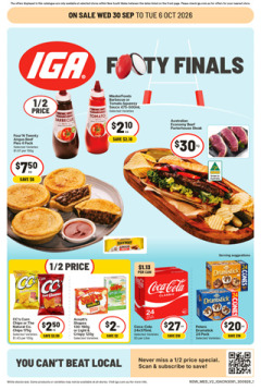 IGA NSW Medium V2 catalogue cover