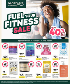 Fuel Your Fitness Sale catalogue cover