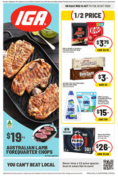 IGA NSW Large V1 catalogue cover