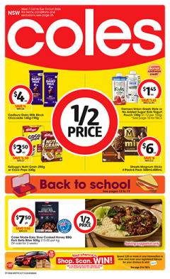 Coles Catalogue NSW METRO catalogue cover