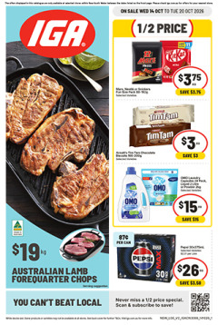 IGA NSW Large V2 catalogue cover
