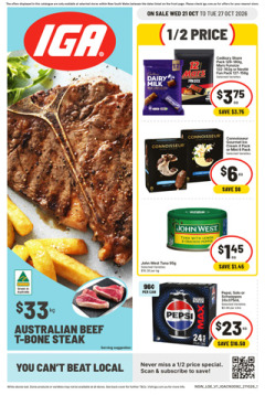 IGA NSW Large V1 catalogue cover