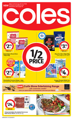 Coles Catalogue NSW METRO catalogue cover