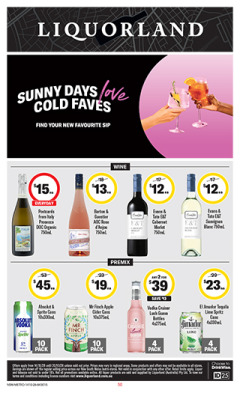 Liquorland Catalogue NSW METRO catalogue cover
