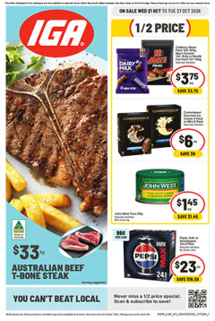 IGA NSW Large V2 catalogue cover