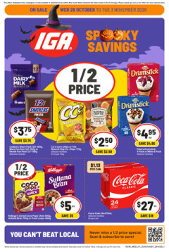IGA NSW Medium V1 catalogue cover