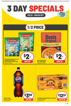 3 Day Specials catalogue cover