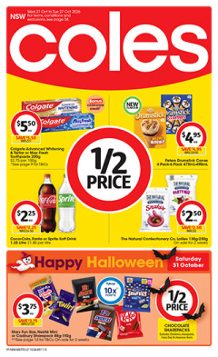 Coles Catalogue NSW METRO catalogue cover