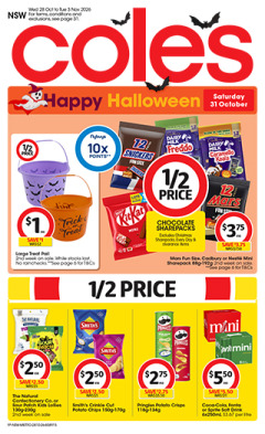 Coles Catalogue NSW METRO catalogue cover