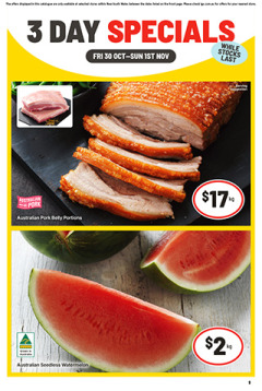 3 Day Specials