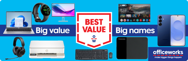 Big Value Big Names - Officeworks