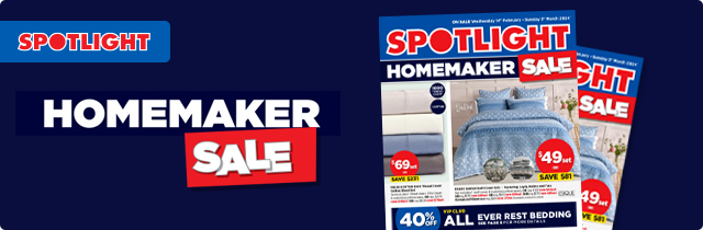 Homemaker Sale - Spotlight