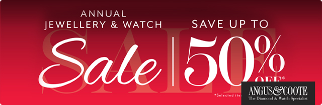 Annual Jewellery and Watch Sale - Angus and Coote