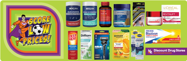 Score Low Prices - Discount Drug Stores