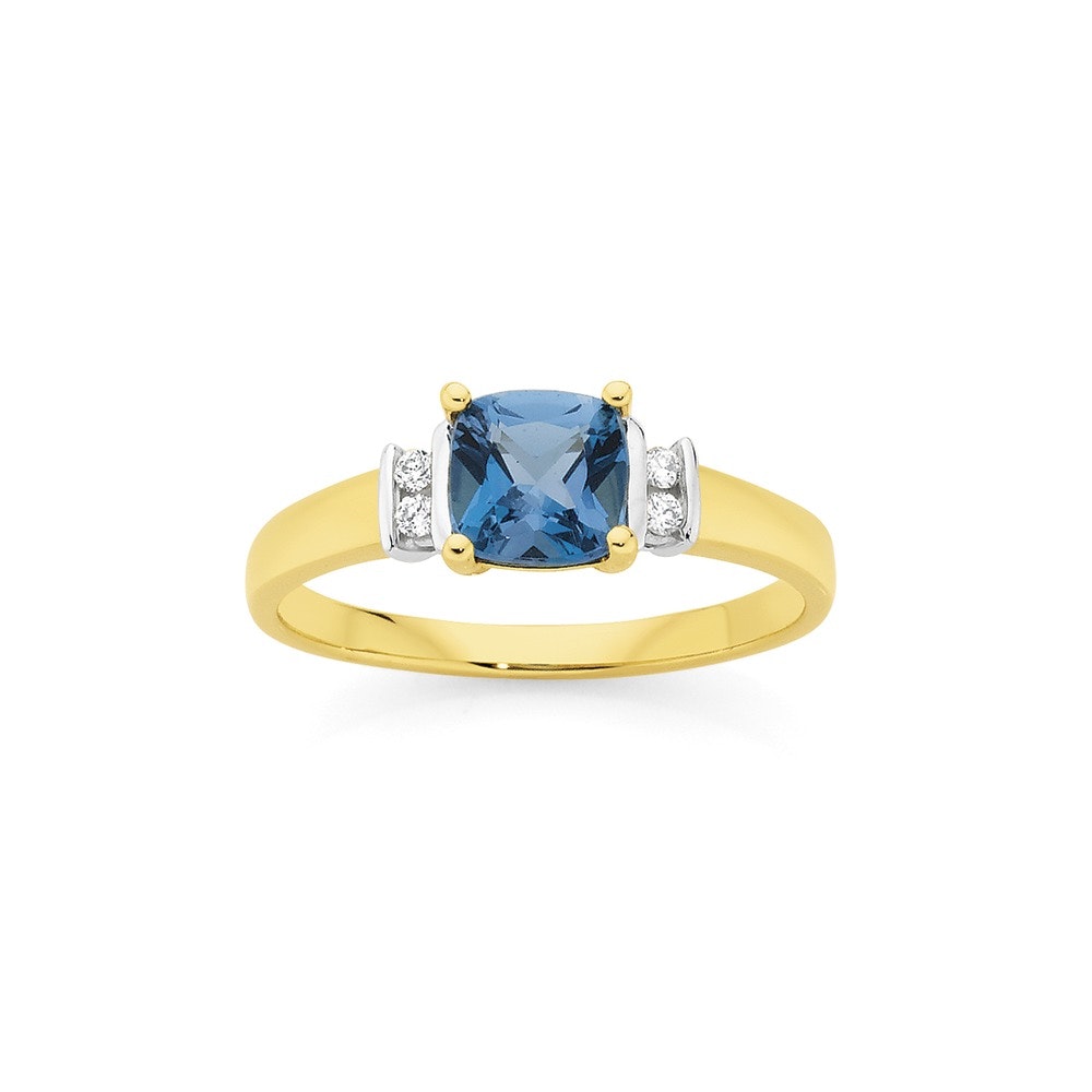 Aquamarine ring deals angus and coote