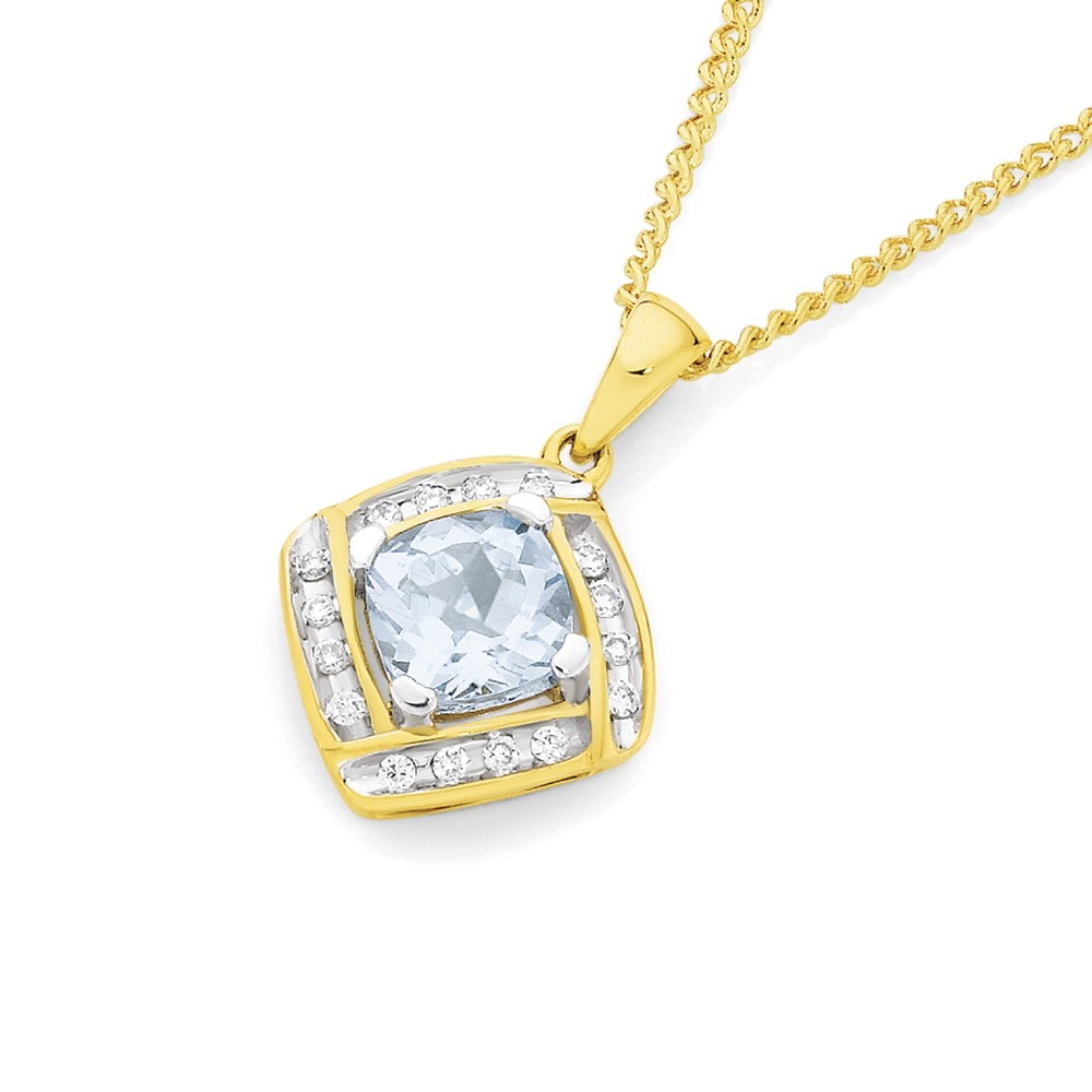 Angus and coote deals diamond pendant