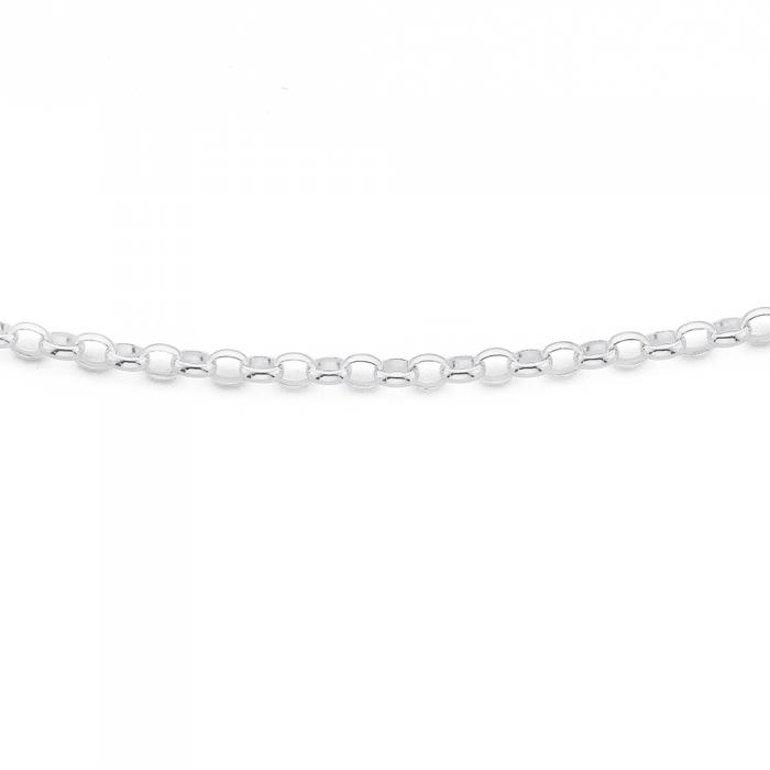 Sterling Silver 50cm Oval Belcher Chain - Prouds Catalogue