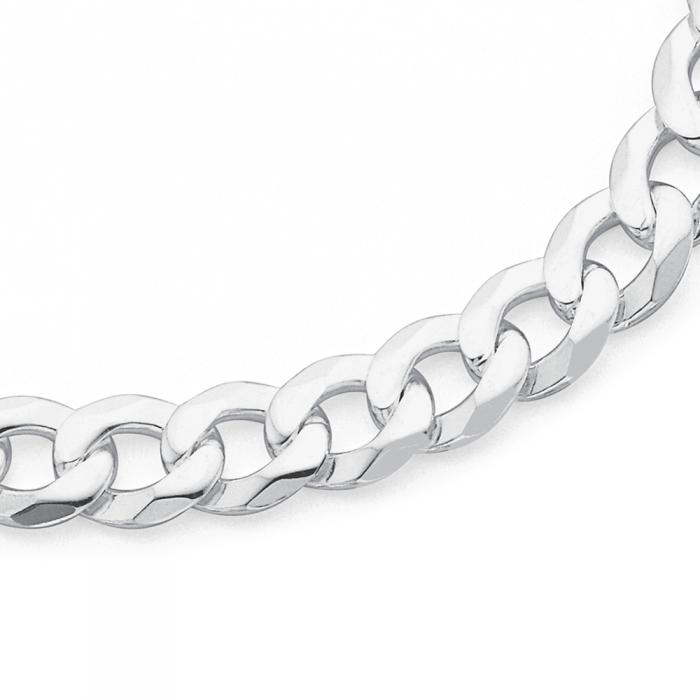 Sterling Silver 55cm Curb Chain